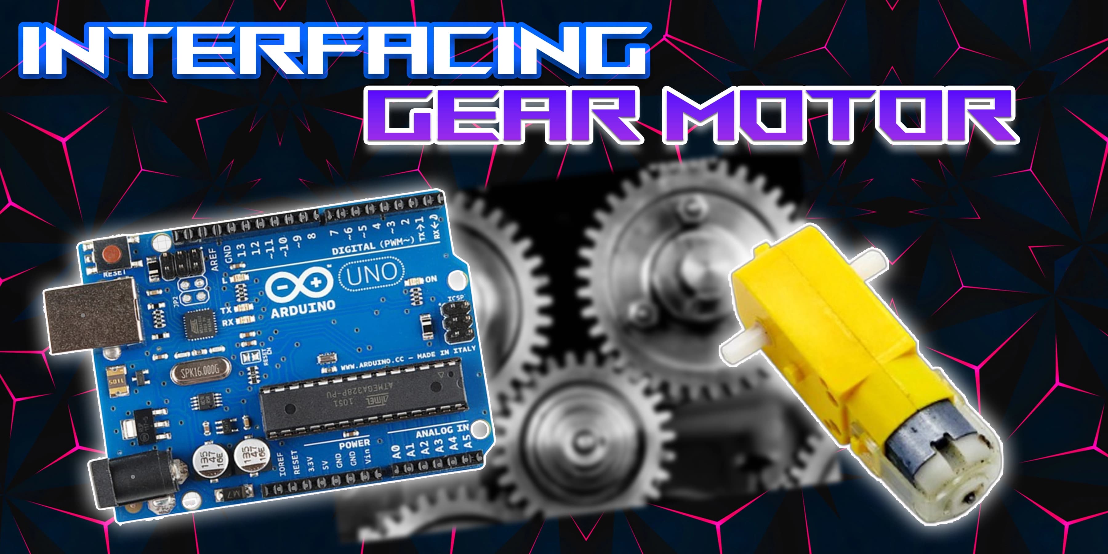 Ultimate Guide to Gear Motor Control with Arduino - Experiment Image