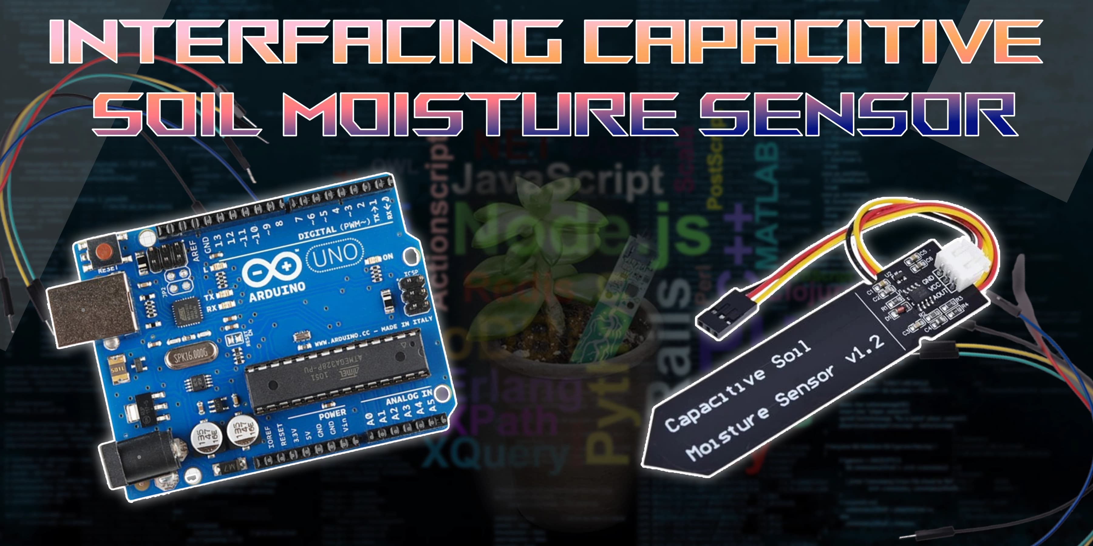 Measure Soil Moisture(YL-69 or HL-69) Using Arduino - Experiment Image