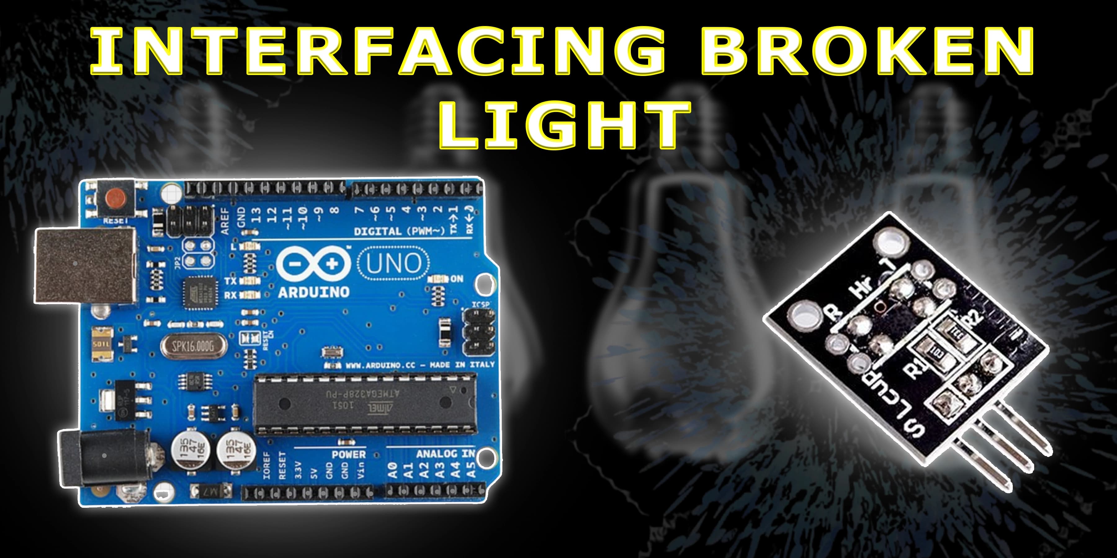 Interfacing Broken Light Sensor Module with Arduino