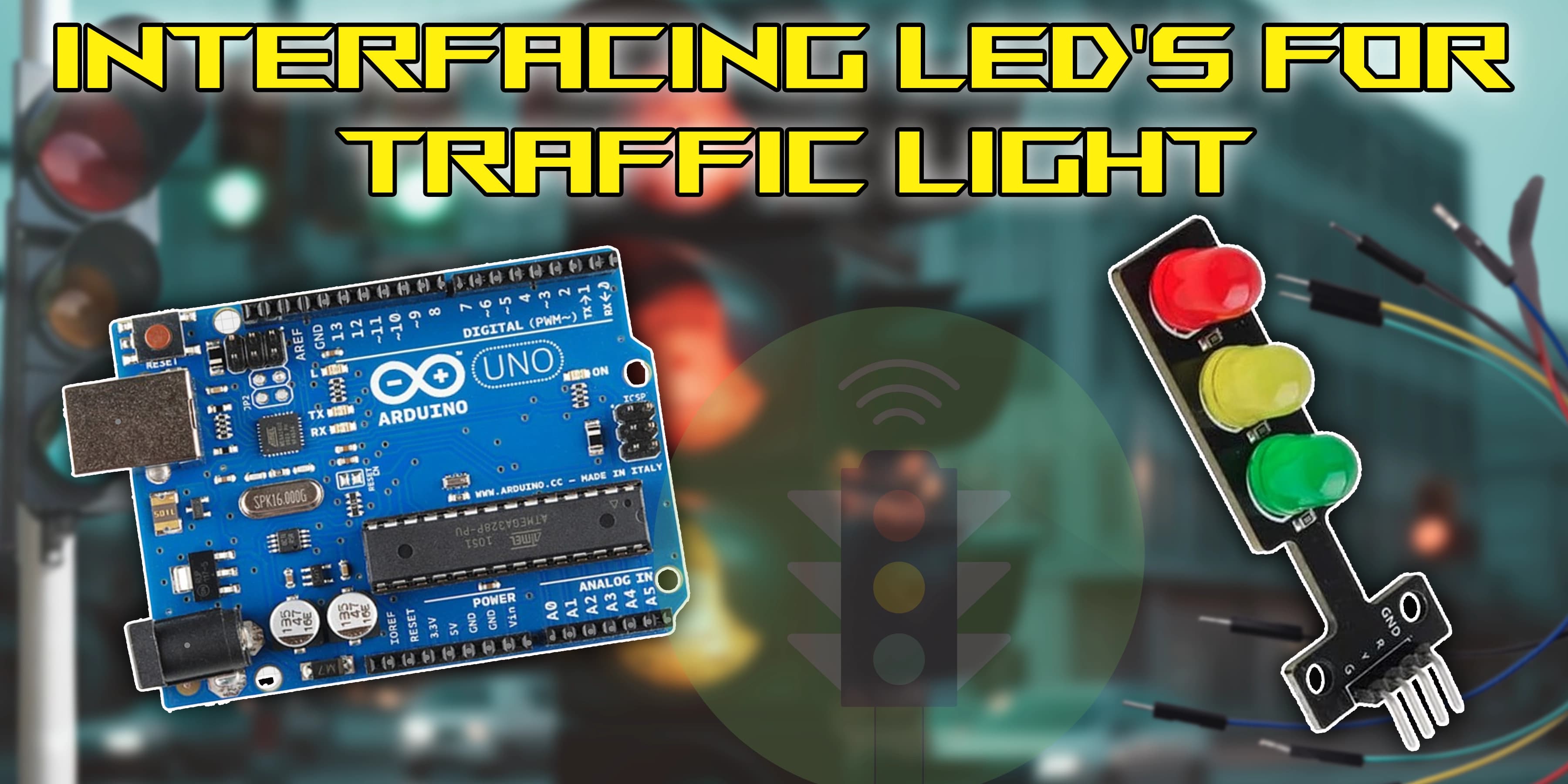 Arduino LED Traffic Light System Project for Beginners - Experiment Image