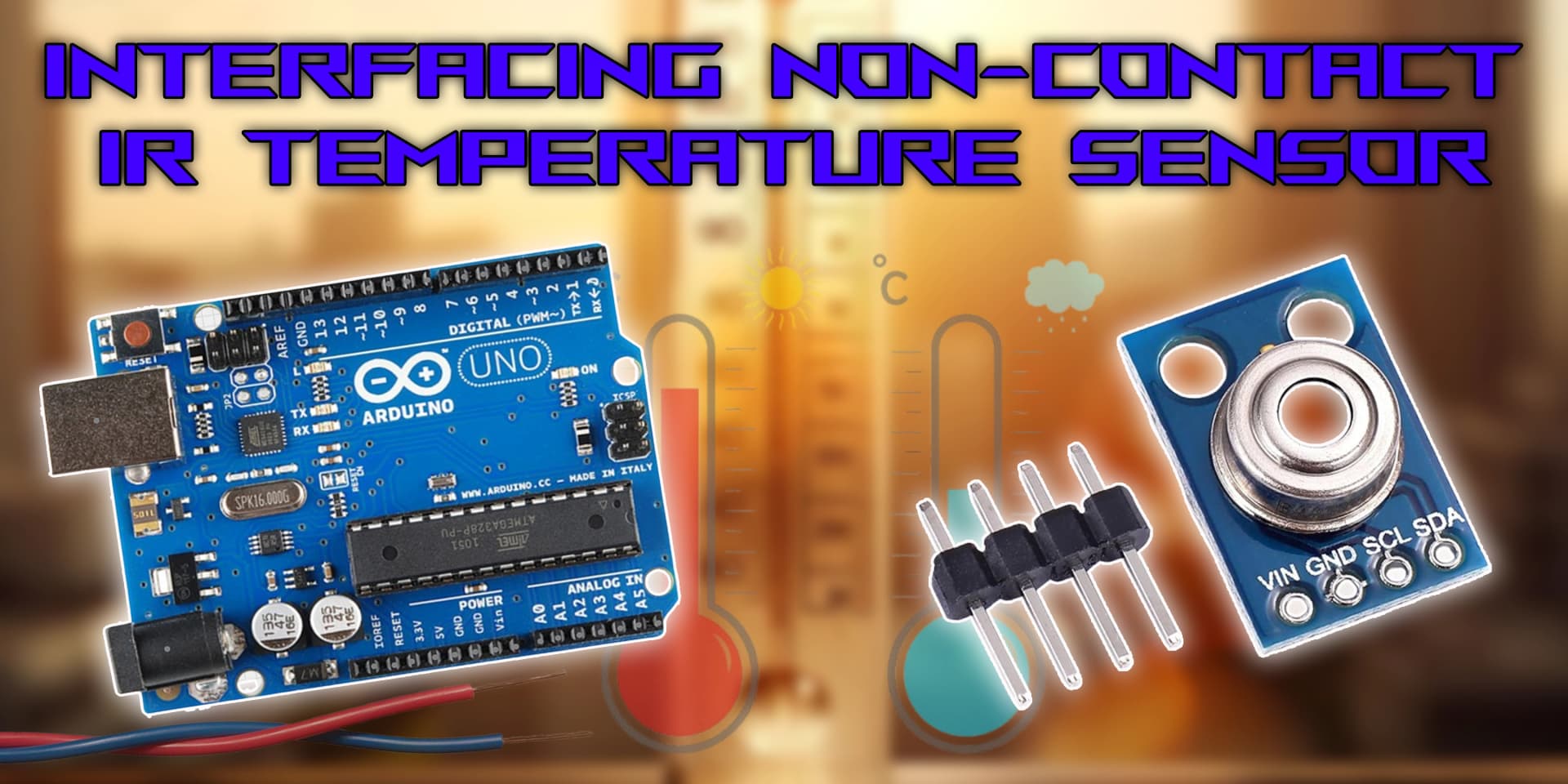 Interfacing Non-contact IR Temperature Sensor with Arduino