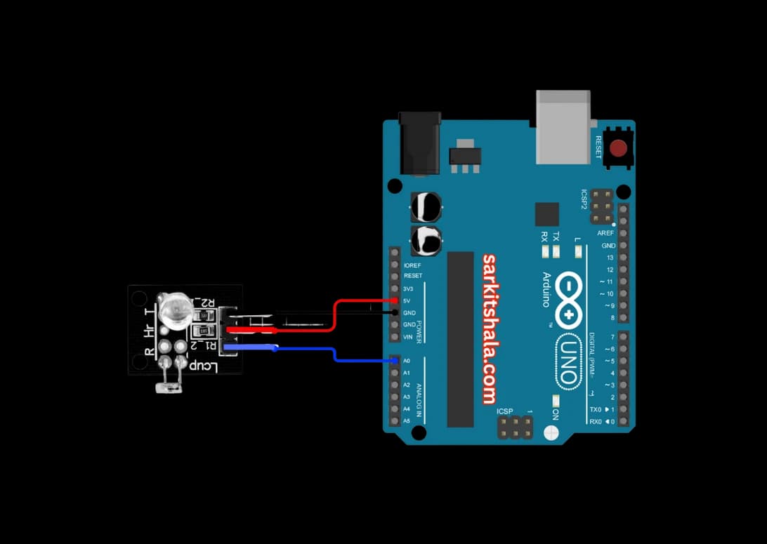 Interfacing Finger Detecting Heartbeat with Arduino